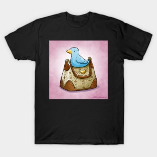 Fashion Bird - Purse T-Shirt